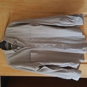 Terrance Nostra les essentiels button down long sleeve 100% cotton shirt